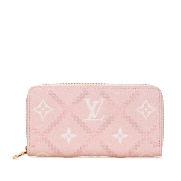 LOUIS VUITTON Brown Monogram Leather Wallet - Picture 1 of 9